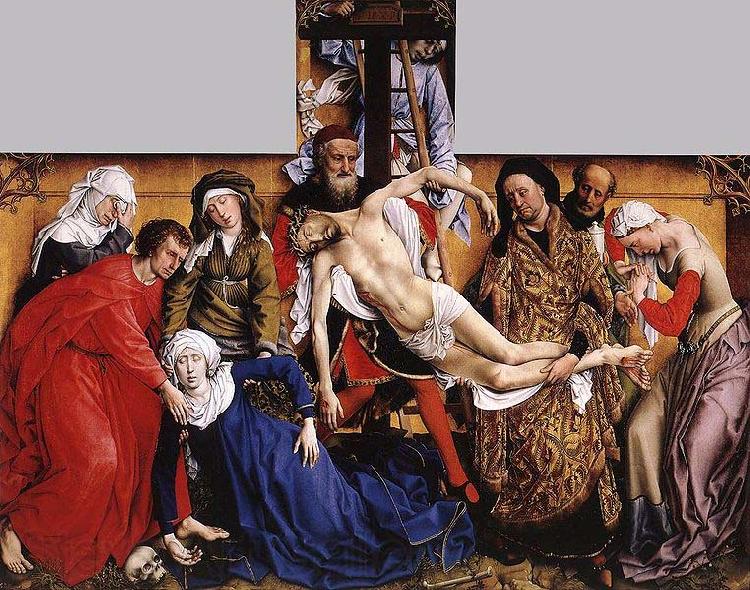 Rogier van der Weyden Descent of Christ from the Cross by Rogier van der Weyden